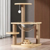 Wooden Space Capsule Cat Tree with Scratching Post