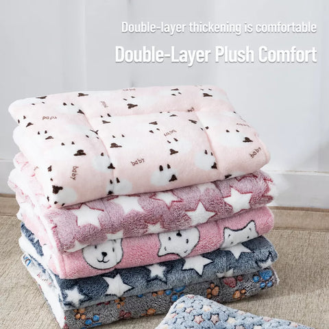 Three-Layer Pet Bed Mat for Dogs & Cats
