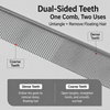 Stainless Steel Dual-Tooth Grooming Comb for Cats & Dogs