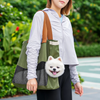 Adjustable Mesh Pet Carrier Bag for Cats and Dogs