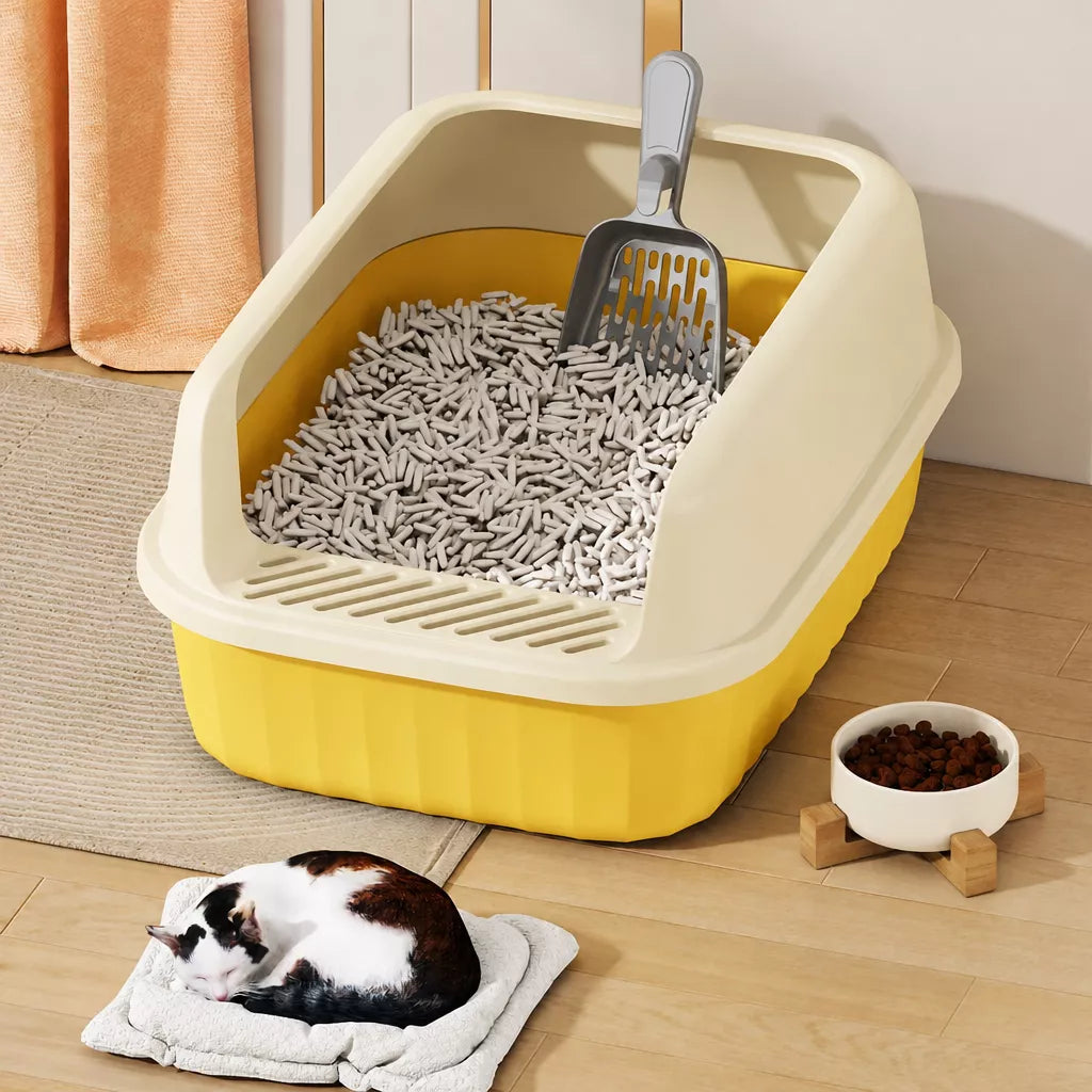 Extra-Large Semi-Enclosed Cat Litter Box p-05685