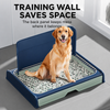 Dog Potty Tray with Wire Grid and Drawer