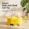 Interactive Electric Cat Toy with Feather and Fur Ball Accessories