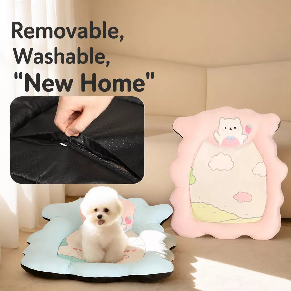 Washable Removable Pet Bed Mat for Dogs & Cats