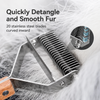 Double-Sided Deshedding Comb for Medium to Large Dogs & Cats