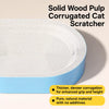 Oval Corrugated Cardboard Cat Scratcher Bed