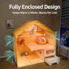 Multi-Level Indoor Cat House with Litter Box Area