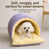 Removable, Washable Semi-Enclosed Cat & Dog Bed