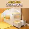 Multi-Level Cat Condo with Integrated Litter Box