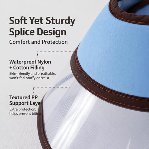 Soft Nylon Recovery Cone for Dogs
