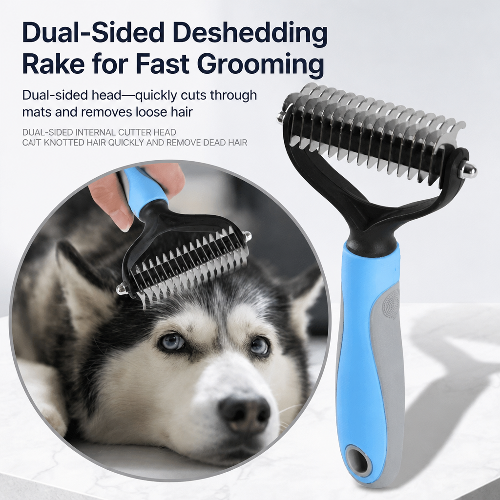 Pet Grooming Deshedding Comb for Dogs and Cats