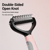 Double-Sided Dematting and Thinning Comb for Cats and Dogs