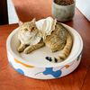White Corrugated Cardboard Cat Scratcher Lounge