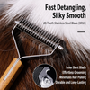 Double-Sided Pet Dematting Comb for Dogs and Cats - p-00283