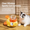 Duck-Shaped Rotating Treat Dispenser Toy