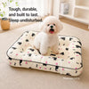 Cotton-Linen Pet Bed Mat for Small Dogs and Rabbits