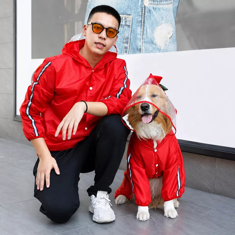Four-Leg Waterproof Dog Raincoat