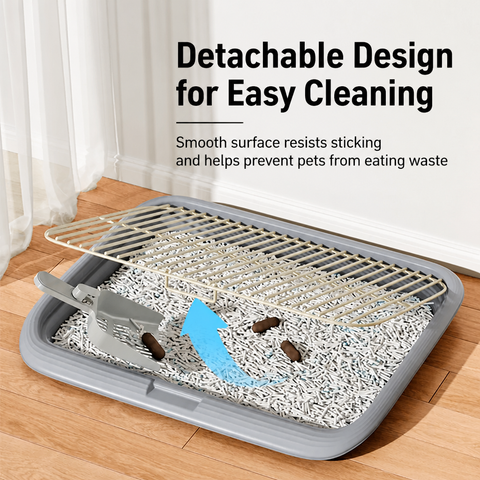 Portable Dog Potty Training Tray with Scoop
