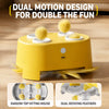 Electric Whack-a-Mole Cat Toy with Feather Teaser