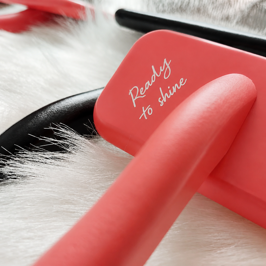 Wooden Air-Cushioned Pin Brush for Cats & Dogs