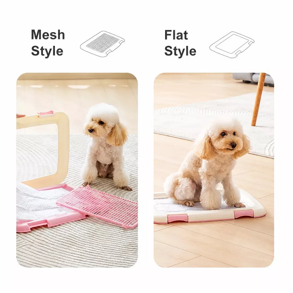 Elevated Mesh Dog Potty Tray