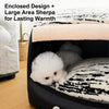 Plush Pet Tent Bed with Removable, Washable Cushion