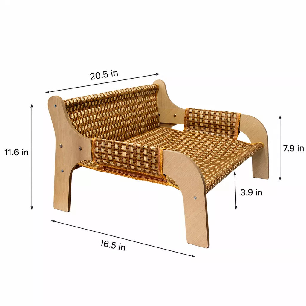 Nylon Cat Bed with Nest-Inspired Shape