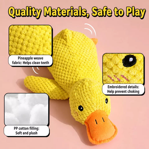 Plush Squeaky Dog Toys in Duck, Rope & Multi-Piece Styles