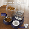 Non-Electric Pet Water Dispenser with Integrated Bowl