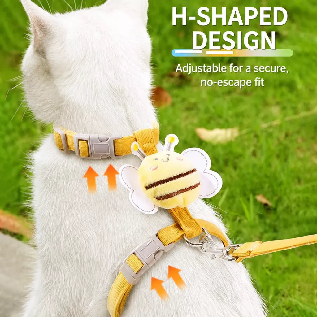 Cat Vest Harness and Leash for Outdoor Walks