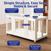 Movable Indoor Dog Playpen with Door