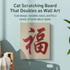 Wall-Mounted Kraft Paper Cat Scratcher