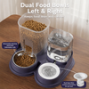 Non-Electric Pet Water Dispenser with Integrated Bowl