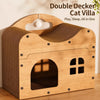 Corrugated Cardboard Cat Scratcher House