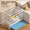 Stackable Resin Pet Crate with Tray