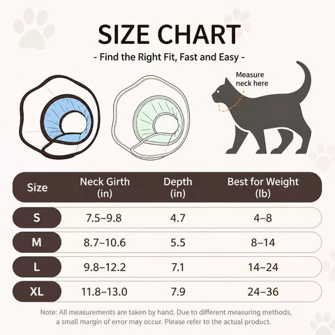 Soft Nylon Recovery Cone for Dogs