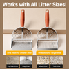 Large Metal Cat Litter Scoop with Sifting Holes