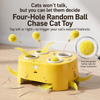 Interactive Electric Cat Toy with Feather and Fur Ball Accessories