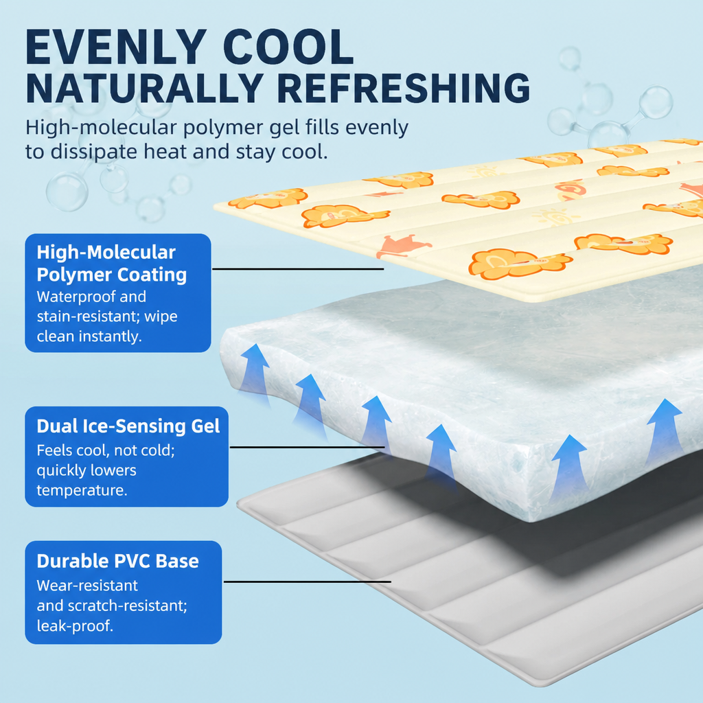 Waterproof Cooling Pet Mat for Dogs & Cats - p-00684