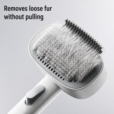 2-in-1 Deshedding & Detangling Comb for Cats and Dogs