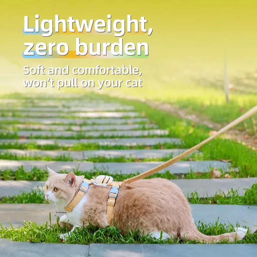 Cat Vest Harness and Leash for Outdoor Walks