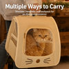 Large Pet Carrier Backpack with Panoramic Window for Cats