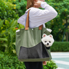 Adjustable Mesh Pet Carrier Bag for Cats and Dogs