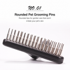 Long-Hair Dog Deshedding Rake