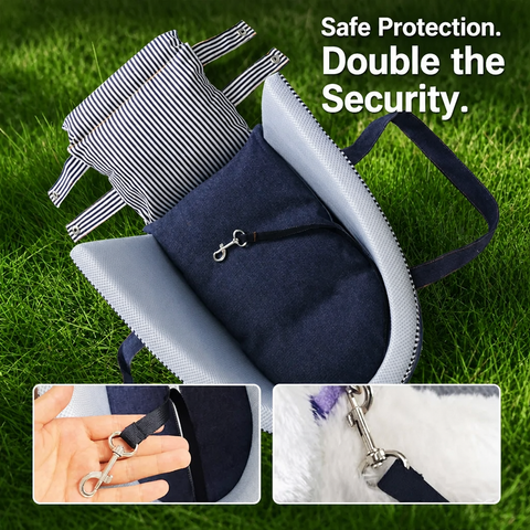 Canvas Pet Car Seat for Small Dogs & Cats