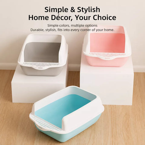 XXL Enclosed Cat Litter Box for Adult Cats p-05677