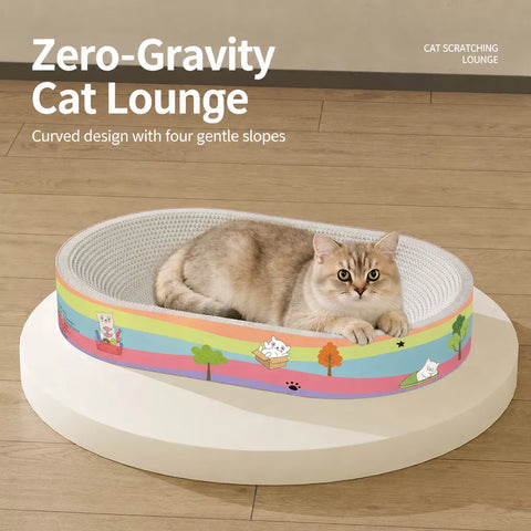 Corrugated Cardboard Cat Scratcher Lounge