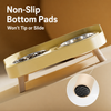 Double Stainless Steel Dog Bowls with Anti-Tip Feeding Stand