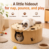 Donut Cat Scratcher Tunnel Bed