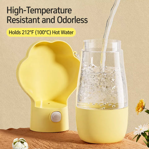 Portable Dog Water Bottle with Foldable Bowl